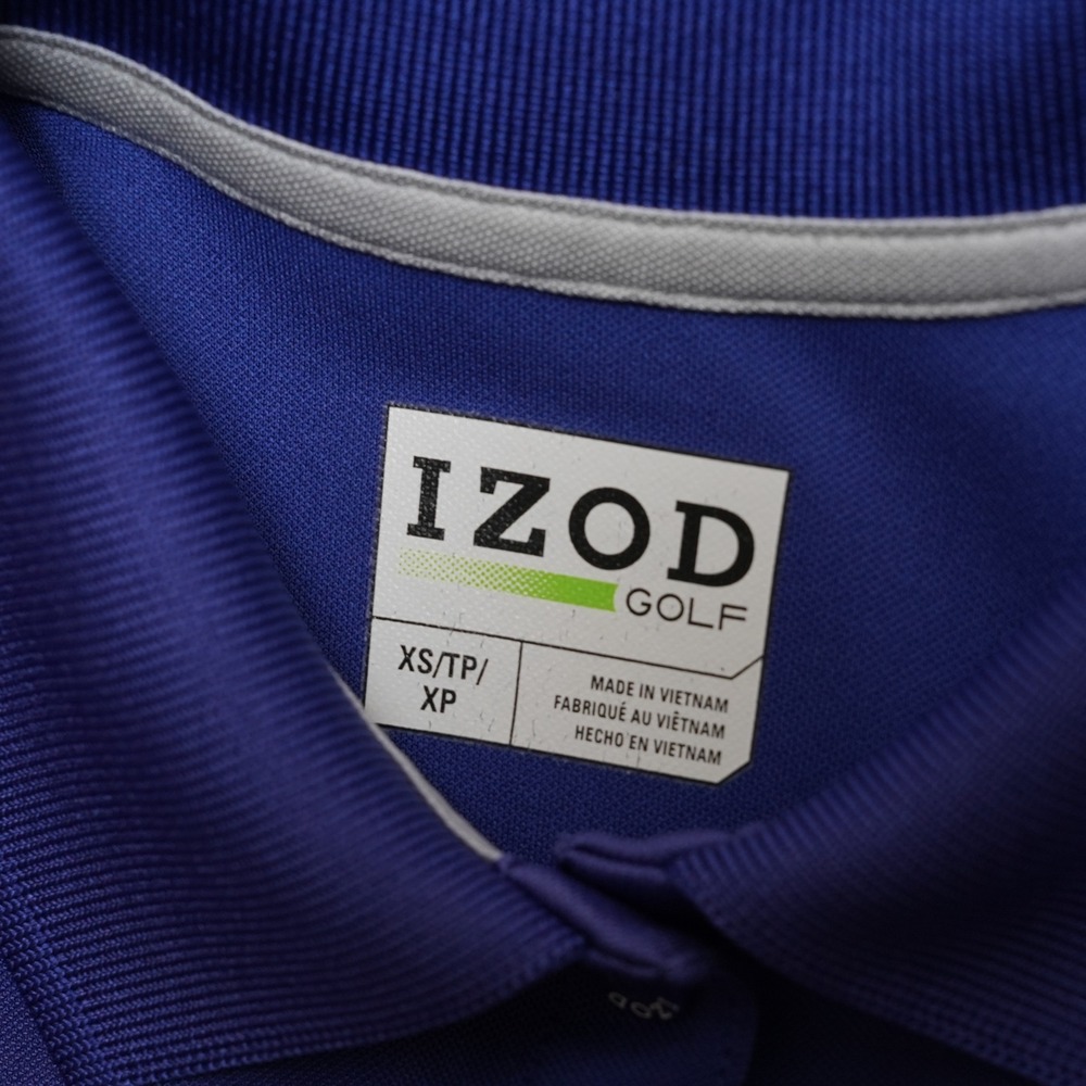 IZOD Golf Polo Women XS Purple Short Sleeve Performance Moisture Wicking - Picture 4 of 13